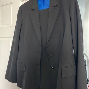 Anne Klein black suit in size 14